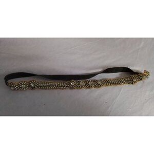 Rhinestone Headband With Elastic Band For Women Or Girls